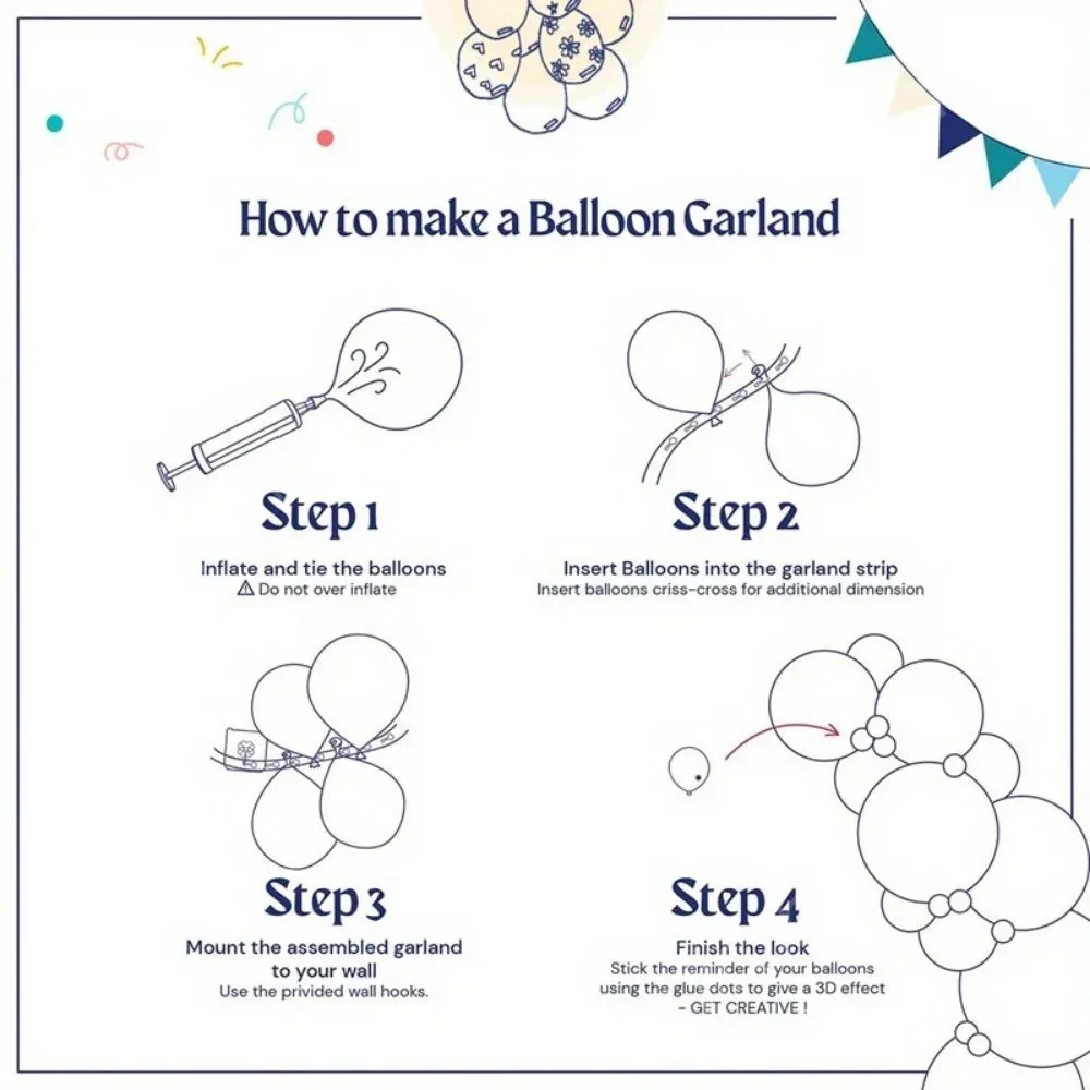 129Pcs Light Blue Hooked Star Birthday Balloon Set Suitable For Engagement Birthday Wedding Party Decoration Wreath Arch Set