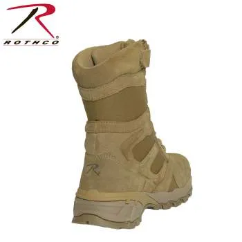 8" Forced Entry Composite Toe AR 670-1 Coyote Brown Side Zip Tactical Boot