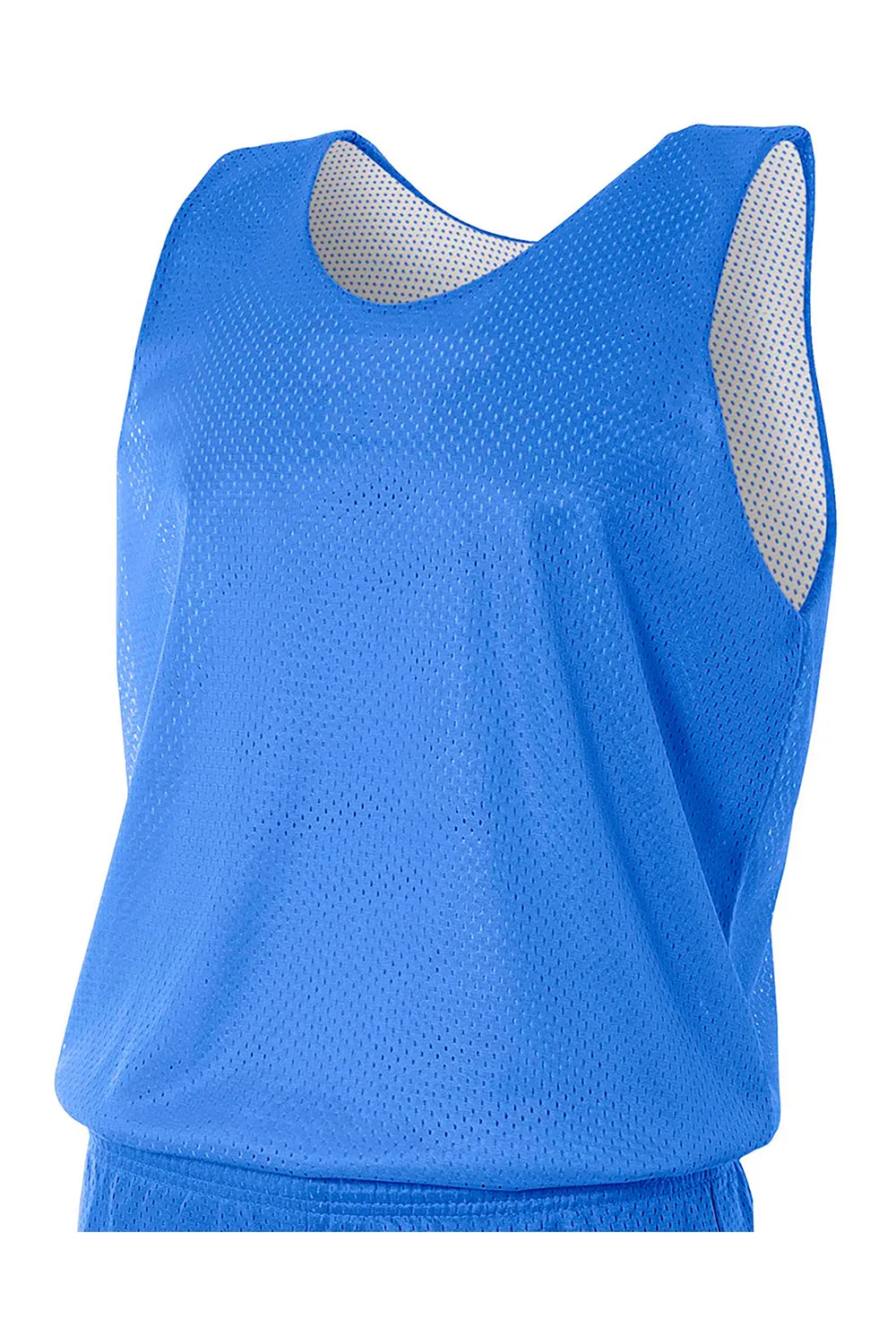 A4 Mens Reversible Mesh Moisture Wicking Tank Top - Royal Blue