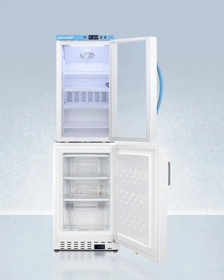 Accucold 20" Wide Vaccine Refrigerator/Freezer Combination - ARG3PV-ADA305AFSTACK