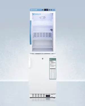 Accucold 20" Wide Vaccine Refrigerator/Freezer Combination - ARG3PV-ADA305AFSTACK