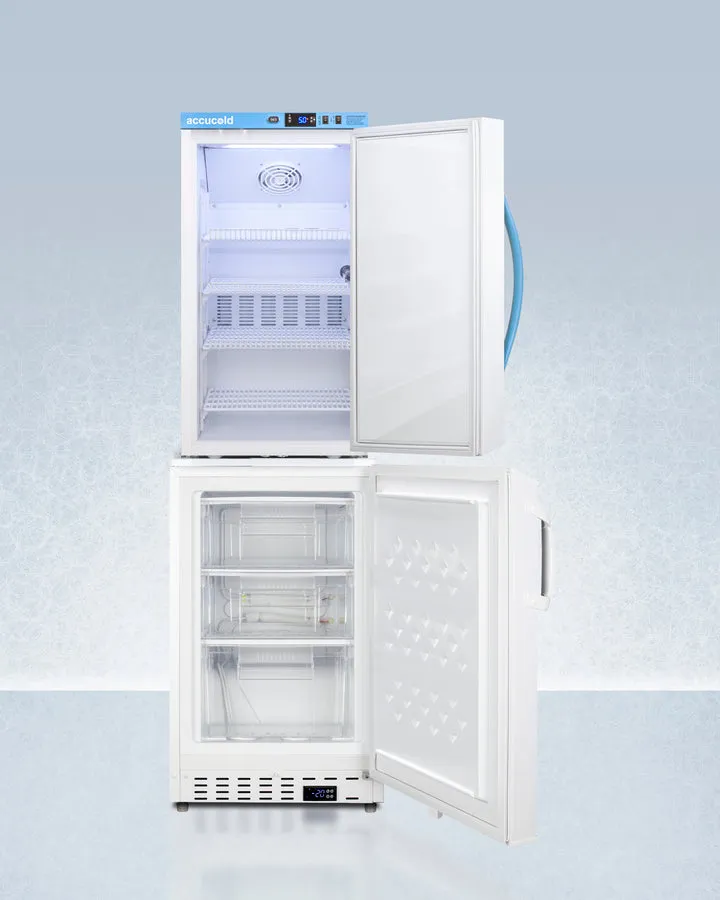 Accucold 20" Wide Vaccine Refrigerator/Freezer Combination - ARS3PV-ADA305AFSTACK