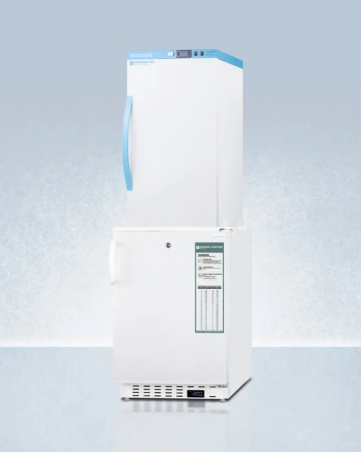 Accucold 20" Wide Vaccine Refrigerator/Freezer Combination - ARS3PV-ADA305AFSTACK