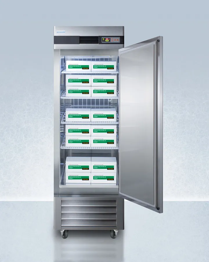 Accucold 23 Cu.Ft. Upright Pharmacy Freezer in Stainless Steel - AFS23ML