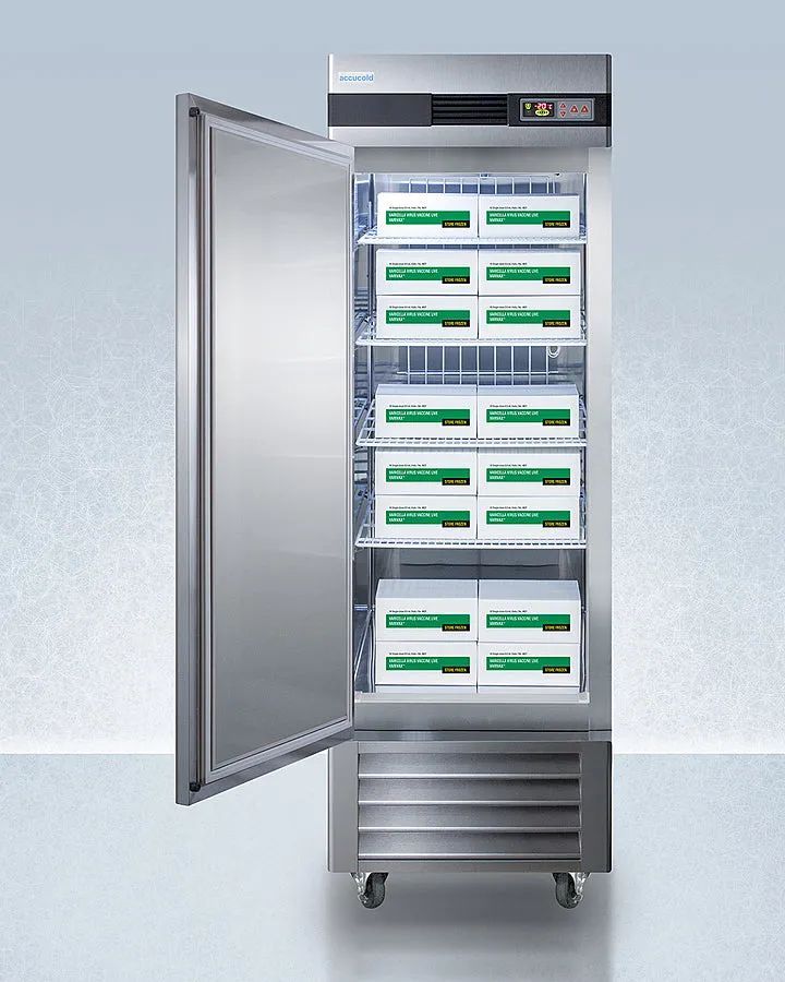 Accucold 23 Cu.Ft. Upright Pharmacy Freezer in Stainless Steel - AFS23ML