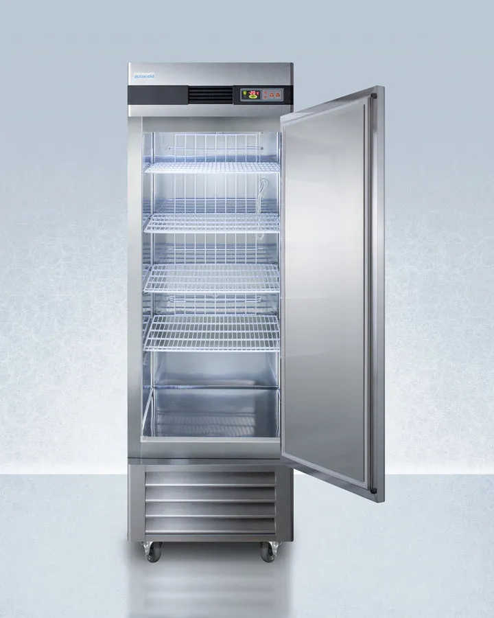 Accucold 23 Cu.Ft. Upright Pharmacy Freezer in Stainless Steel - AFS23ML