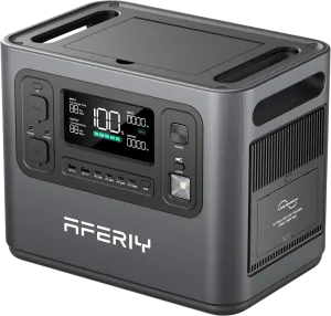 Aferiy AF-P210 Portable Power Station 2400W/4800W LiFePO4 Battery 2048Wh New