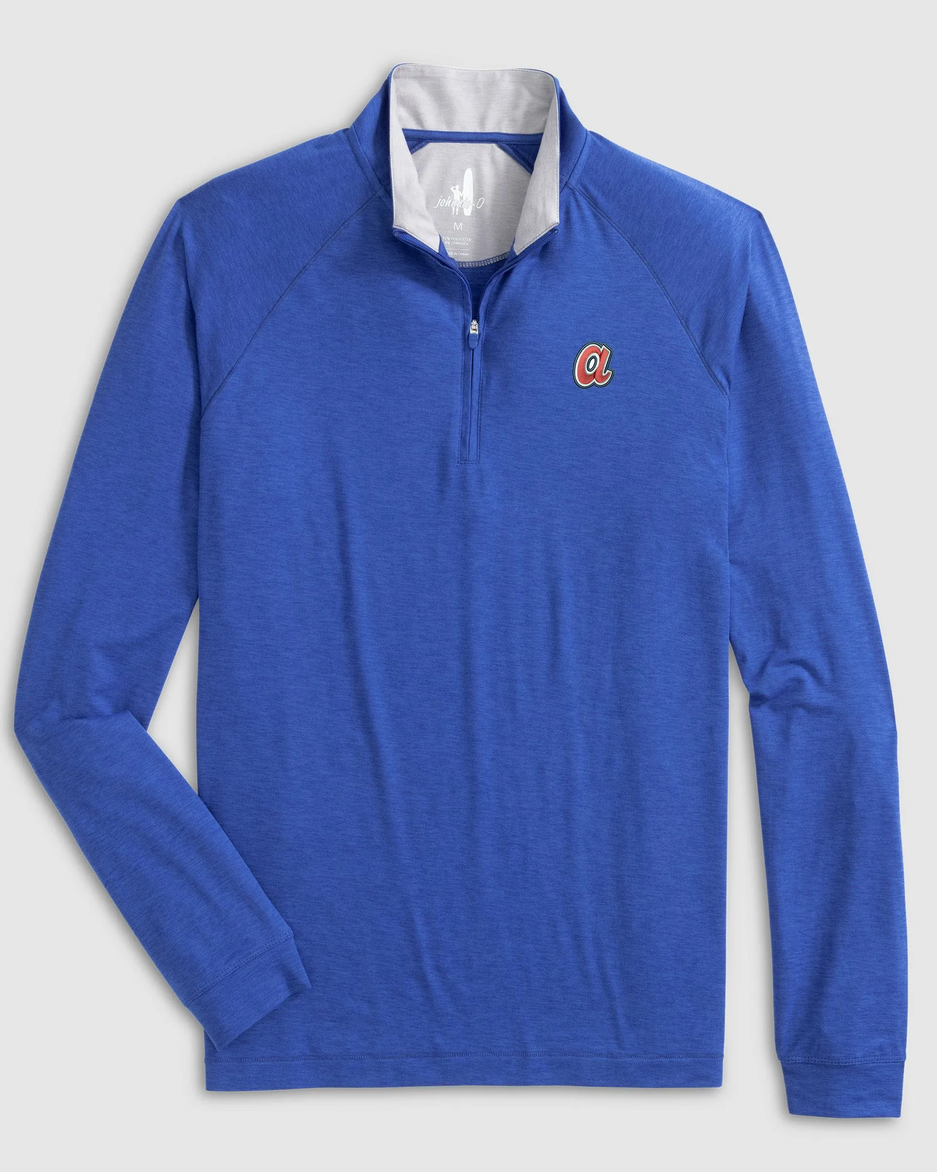Atlanta Braves Freeborne Performance 1/4 Zip - Cooperstown Logo