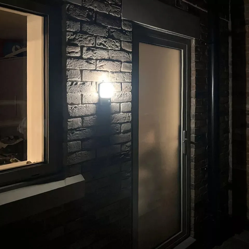 Battery-Powered LED PIR Motion Sensor Security Wall Light | Outdoor & Indoor Safety Light for House, Camping, and Garden