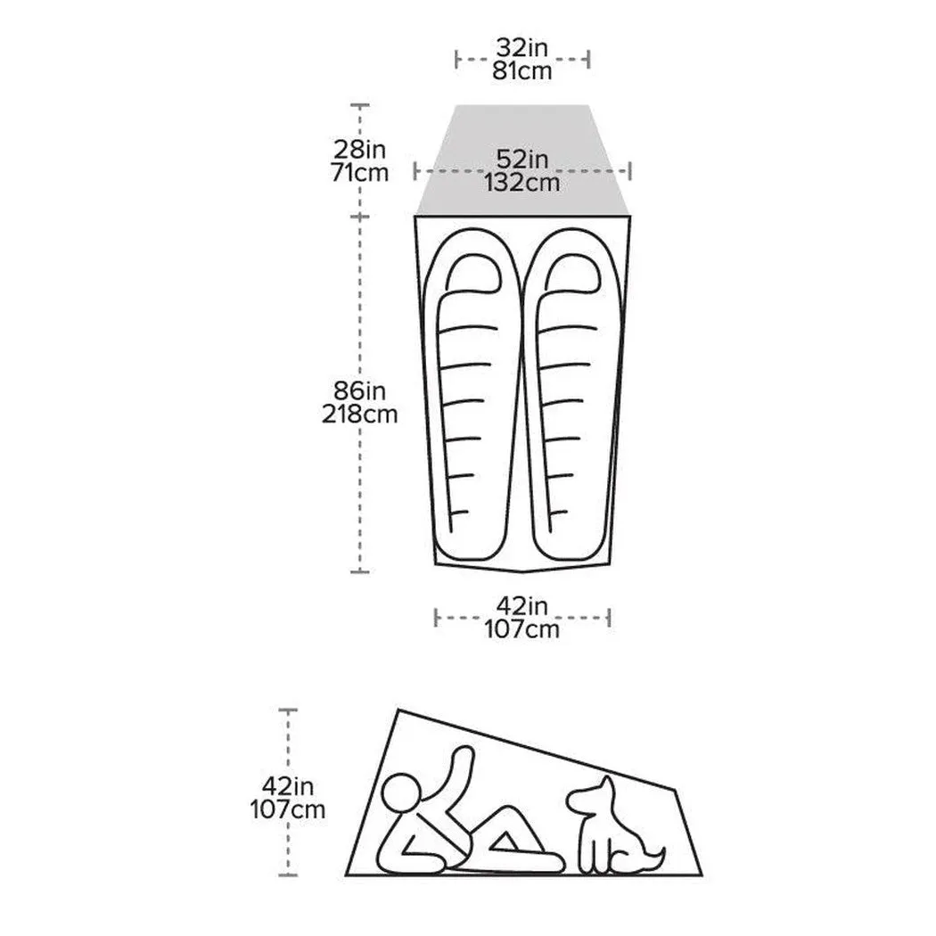 Big Agnes Fly Creek HV UL2 Solution Dye