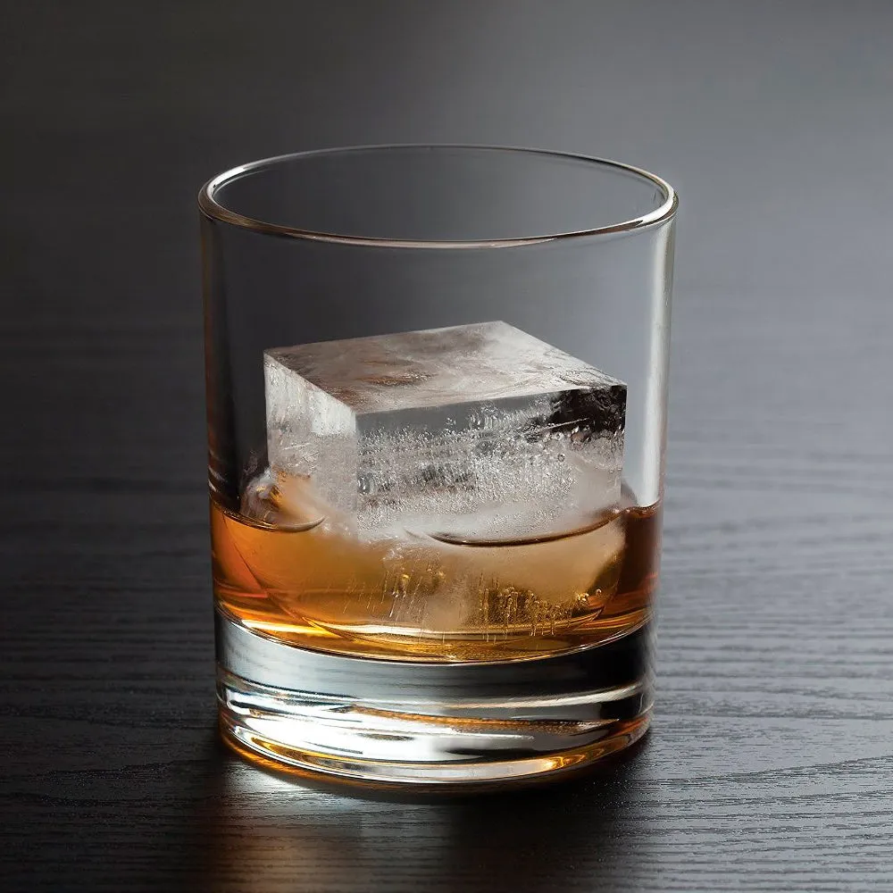Big Block Silicone Ice Cube Tray Large 2"X2" Red Party Bar Cocktails Drink Mold