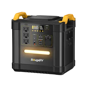 BougeRV FORT 1500 1,456Wh / 2,200W LiFePO4 Portable Power Station | ISE164