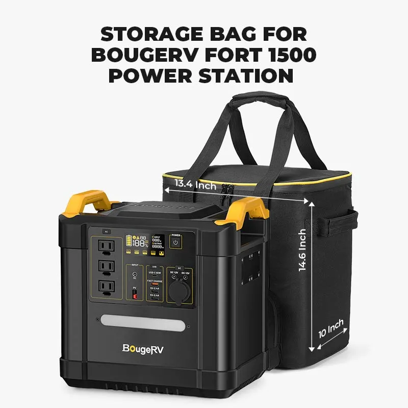 BougeRV FORT 1500 1,456Wh / 2,200W LiFePO4 Portable Power Station | ISE164