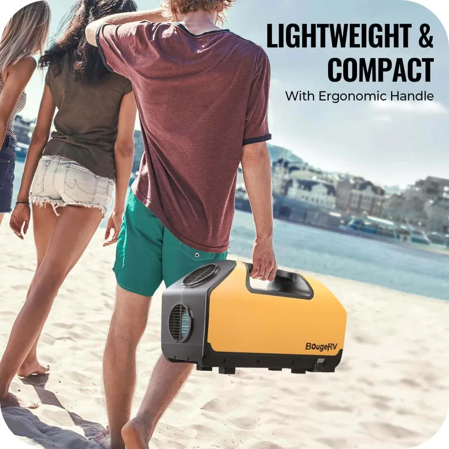 BougeRV Portable Air Conditioner & FORT 1500 1456Wh Power Station