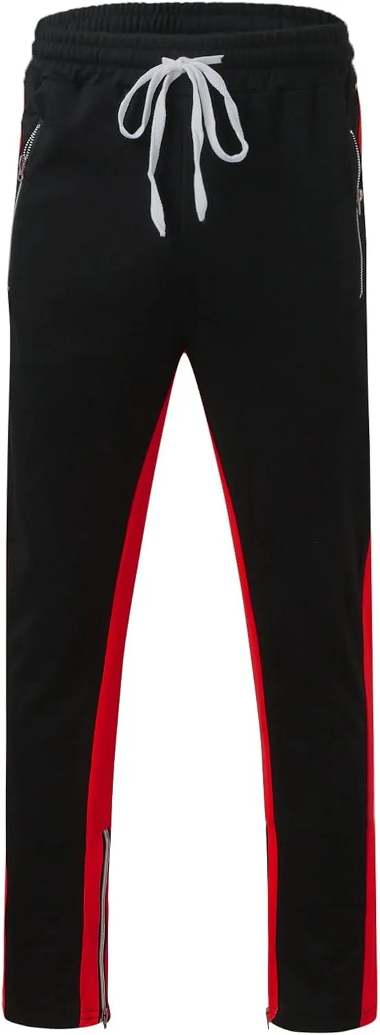 Cargo Trousers for Men Slim Jogger Pants Tapered Athletic Sweatpants for Jogging Running Exercise Gym Workout Mens