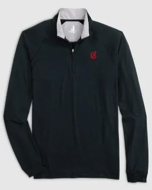 Cincinatti Reds Freeborne Performance 1/4 Zip - Cooperstown Logo