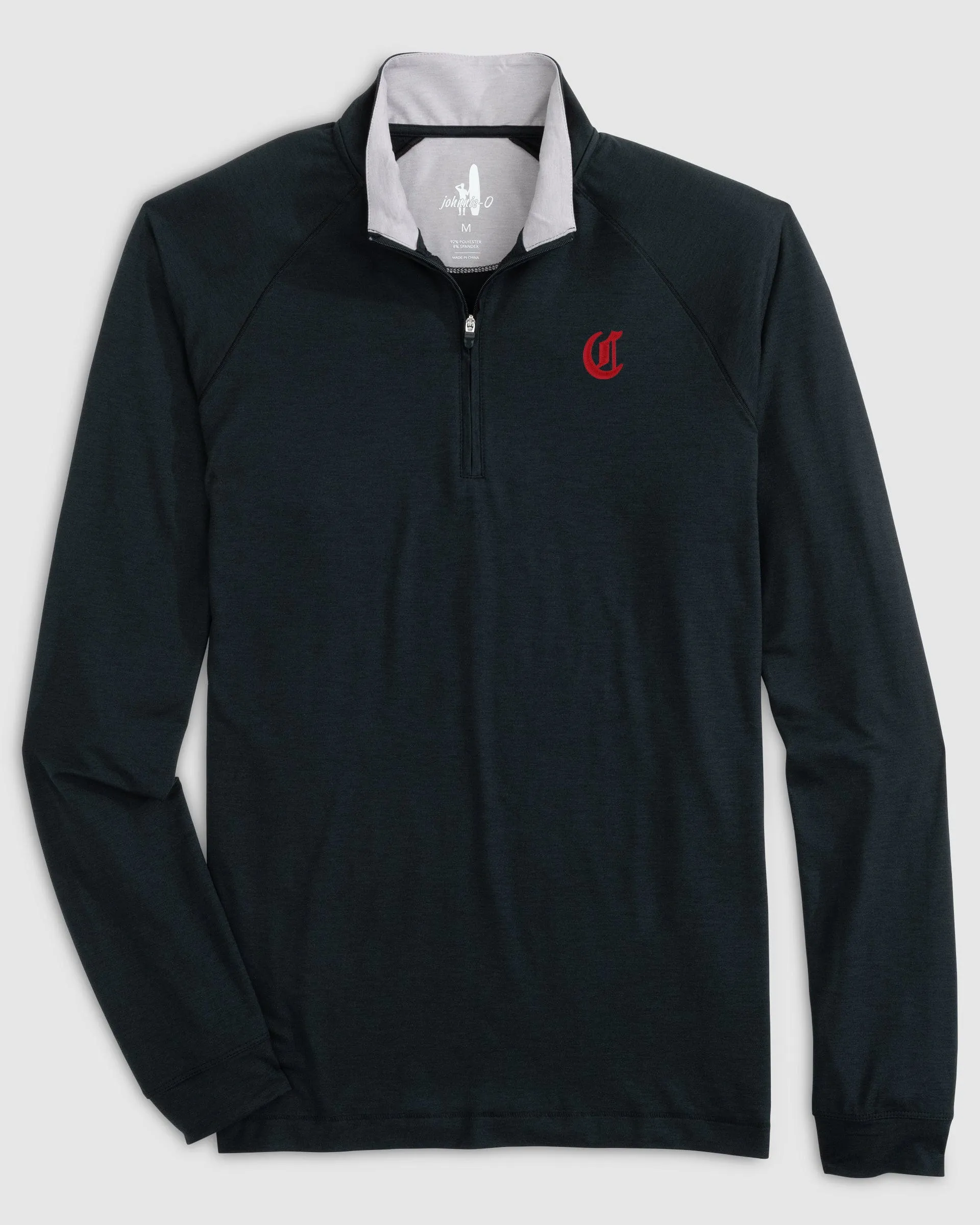 Cincinatti Reds Freeborne Performance 1/4 Zip - Cooperstown Logo