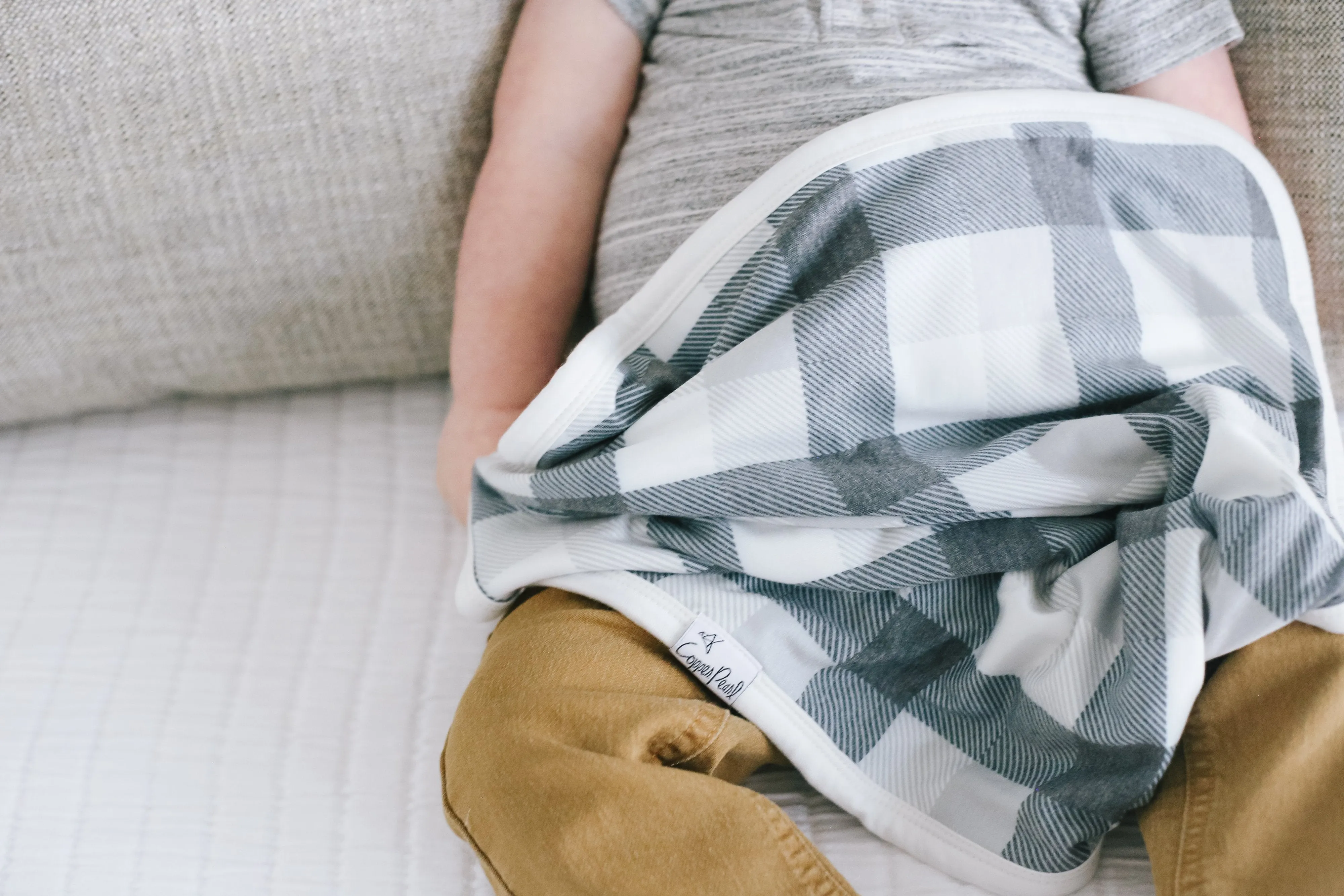 Copper Pearl Three-Layer Security Blanket Set | Hudson