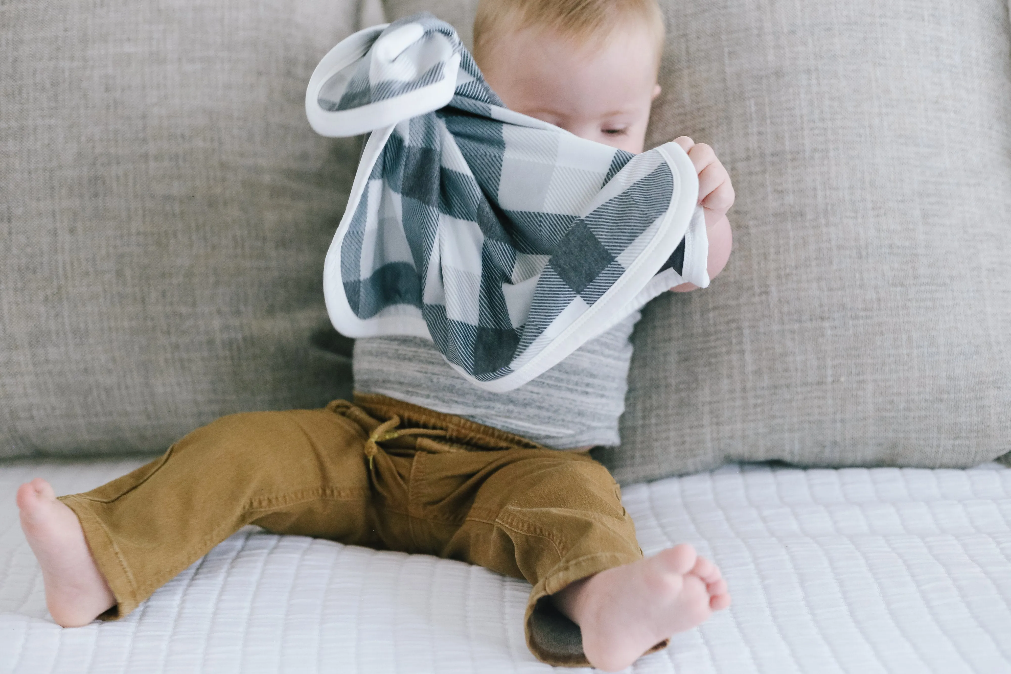 Copper Pearl Three-Layer Security Blanket Set | Hudson