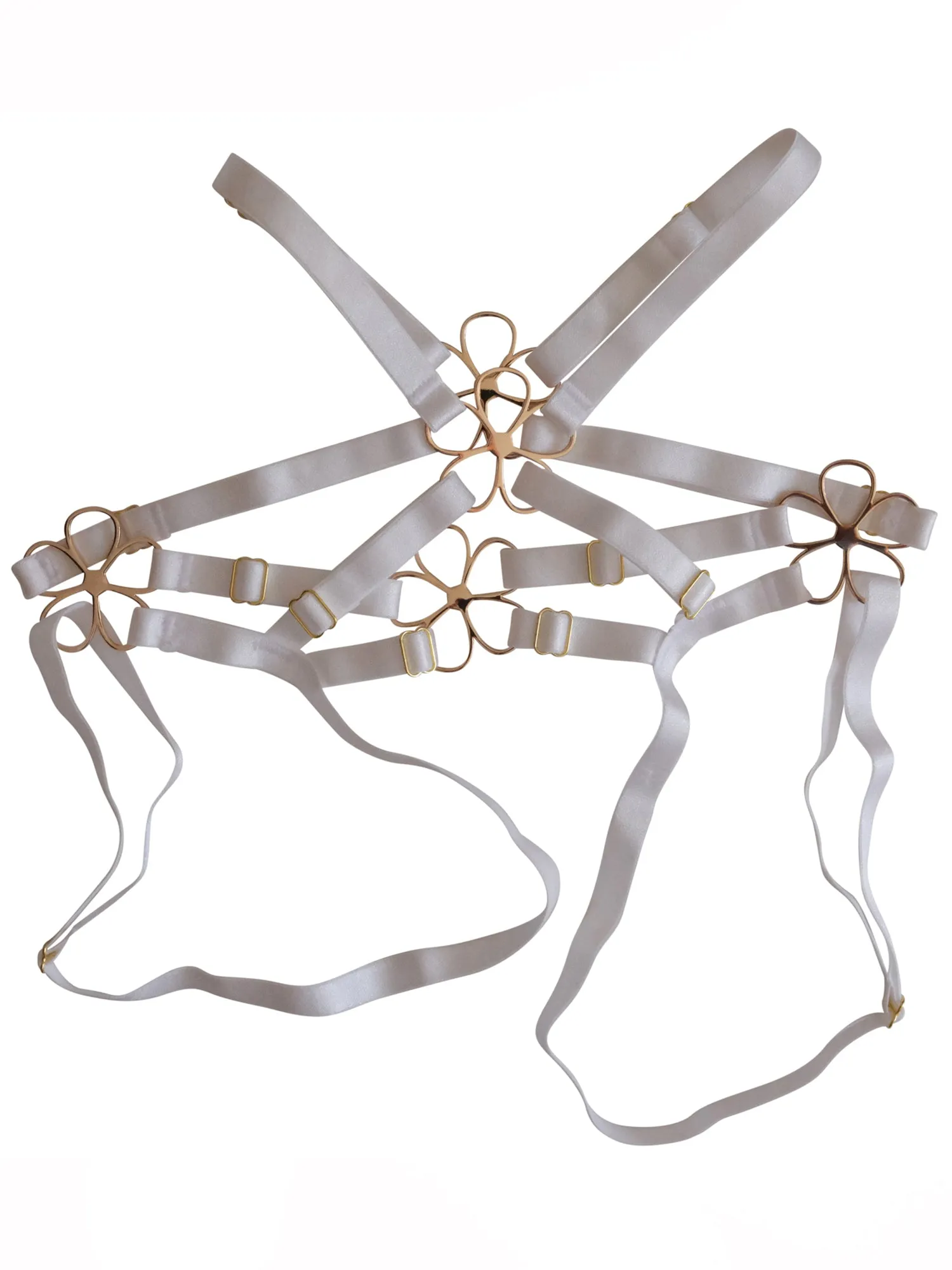 Daisy Strappy Harness White