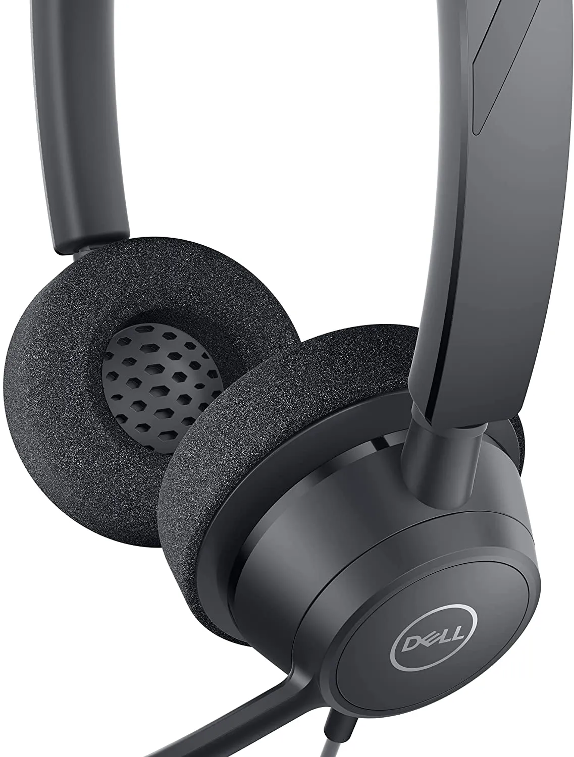 Dell Pro Stereo Headset - WH3022, Wired, USB, Adjustable Headband, Black - DELL-WH3022