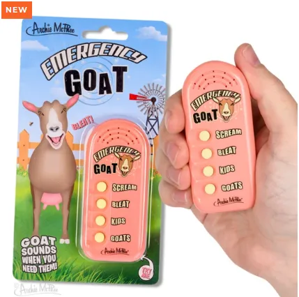 Emergency Goat Button