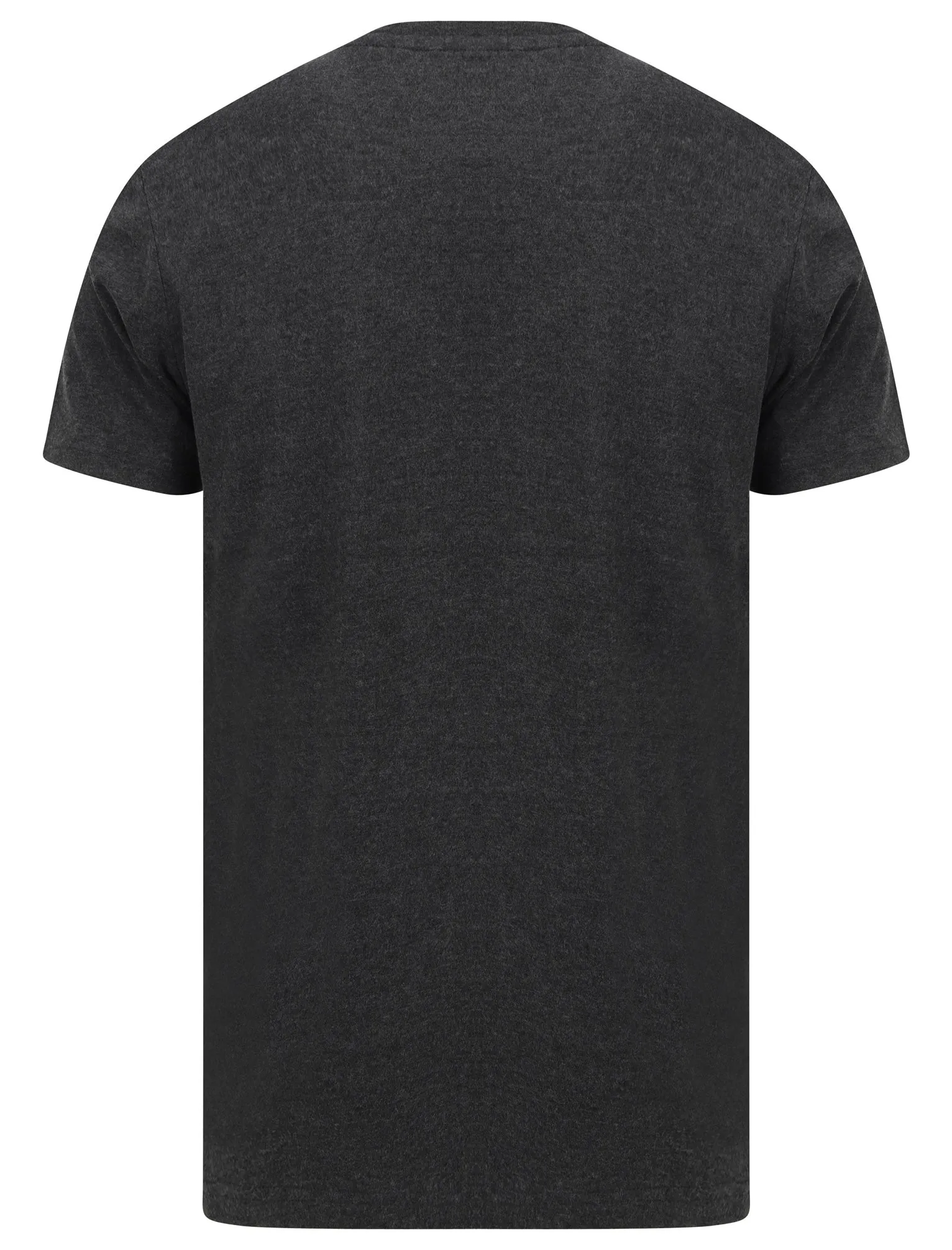 Etherow Motif Cotton Jersey T-Shirt In Dark Charcoal Marl - Tokyo Laundry