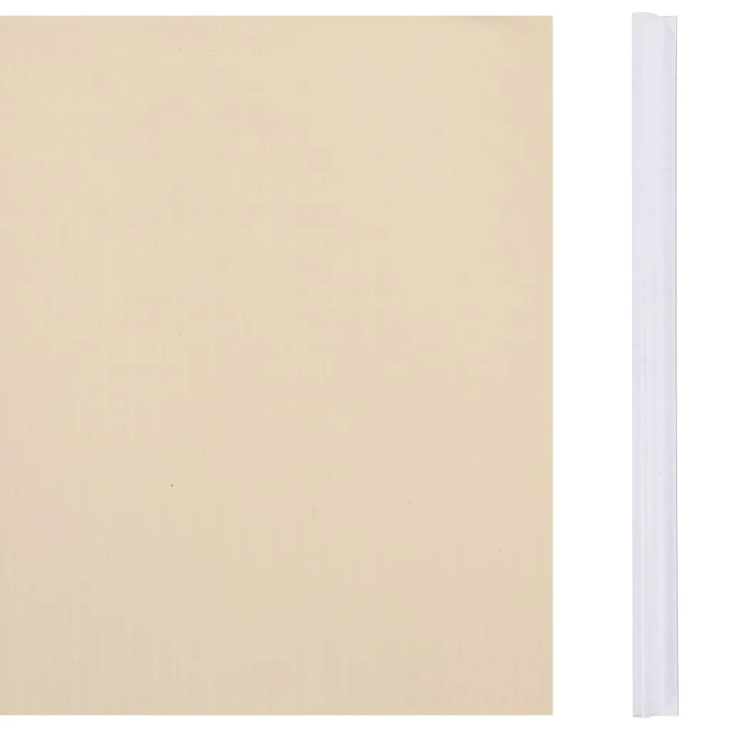 Garden Privacy Screen PVC 35x0.19 m Cream