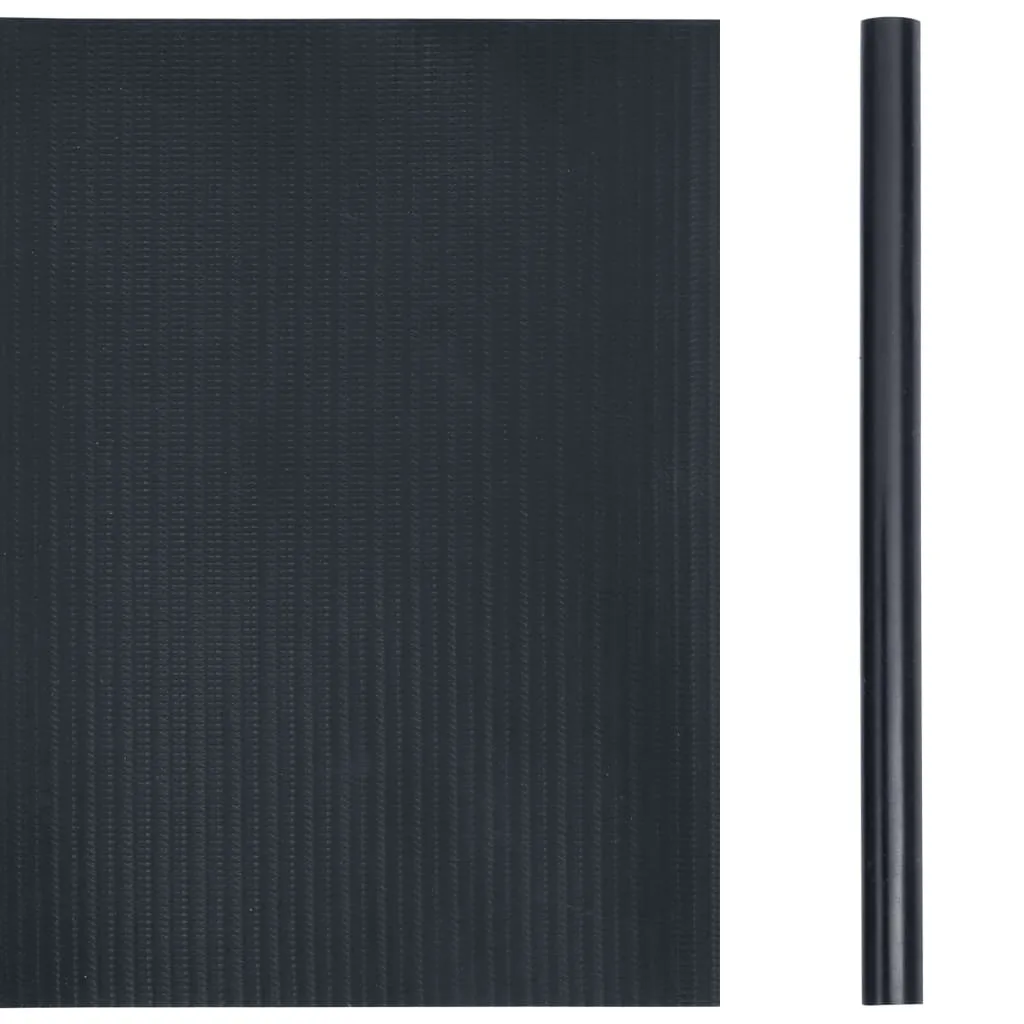 Garden Privacy Screen PVC 35x0.19 m Matte Dark Grey