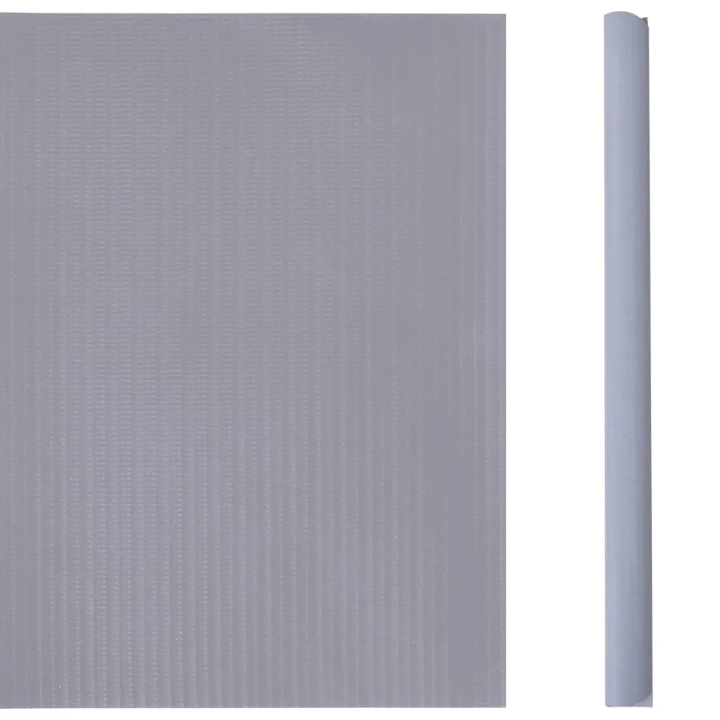 Garden Privacy Screen PVC 35x0.19 m Matte Light Grey