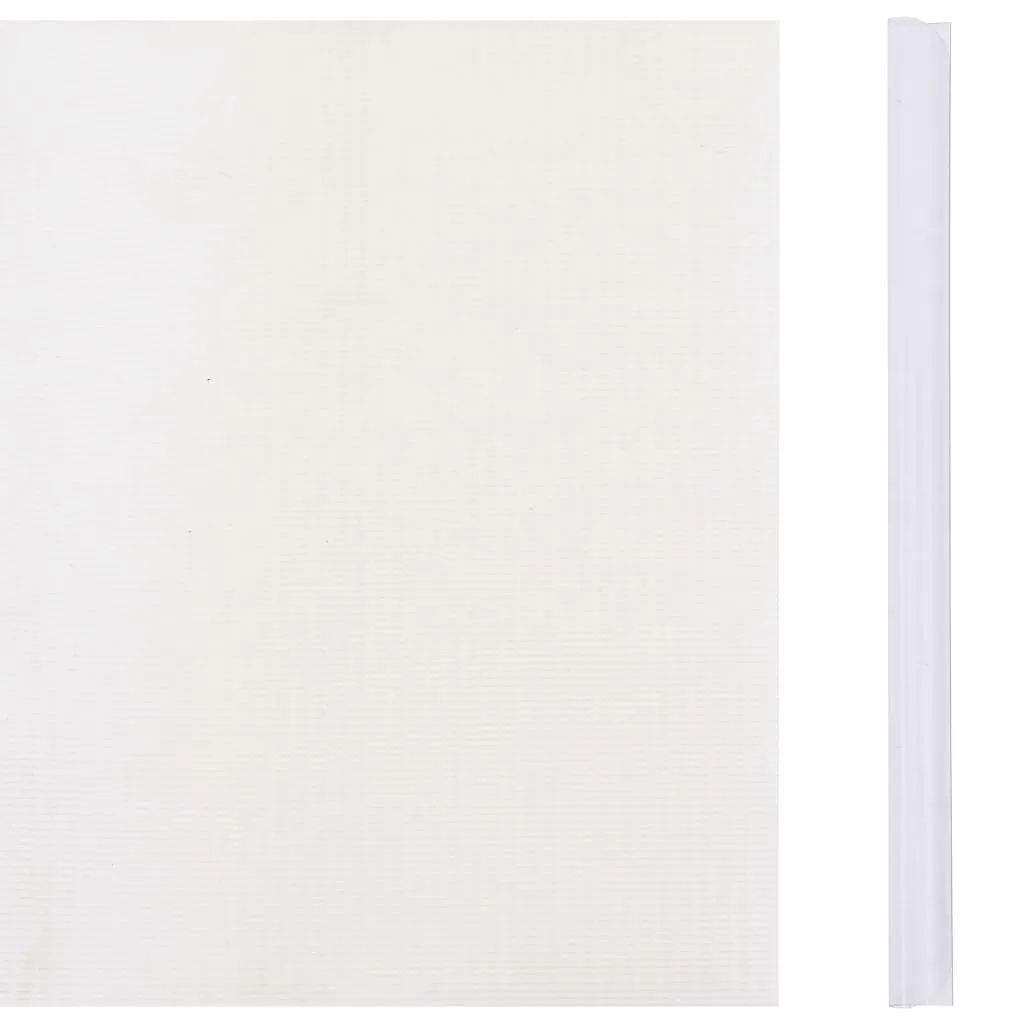 Garden Privacy Screen PVC 35x0.19 m White