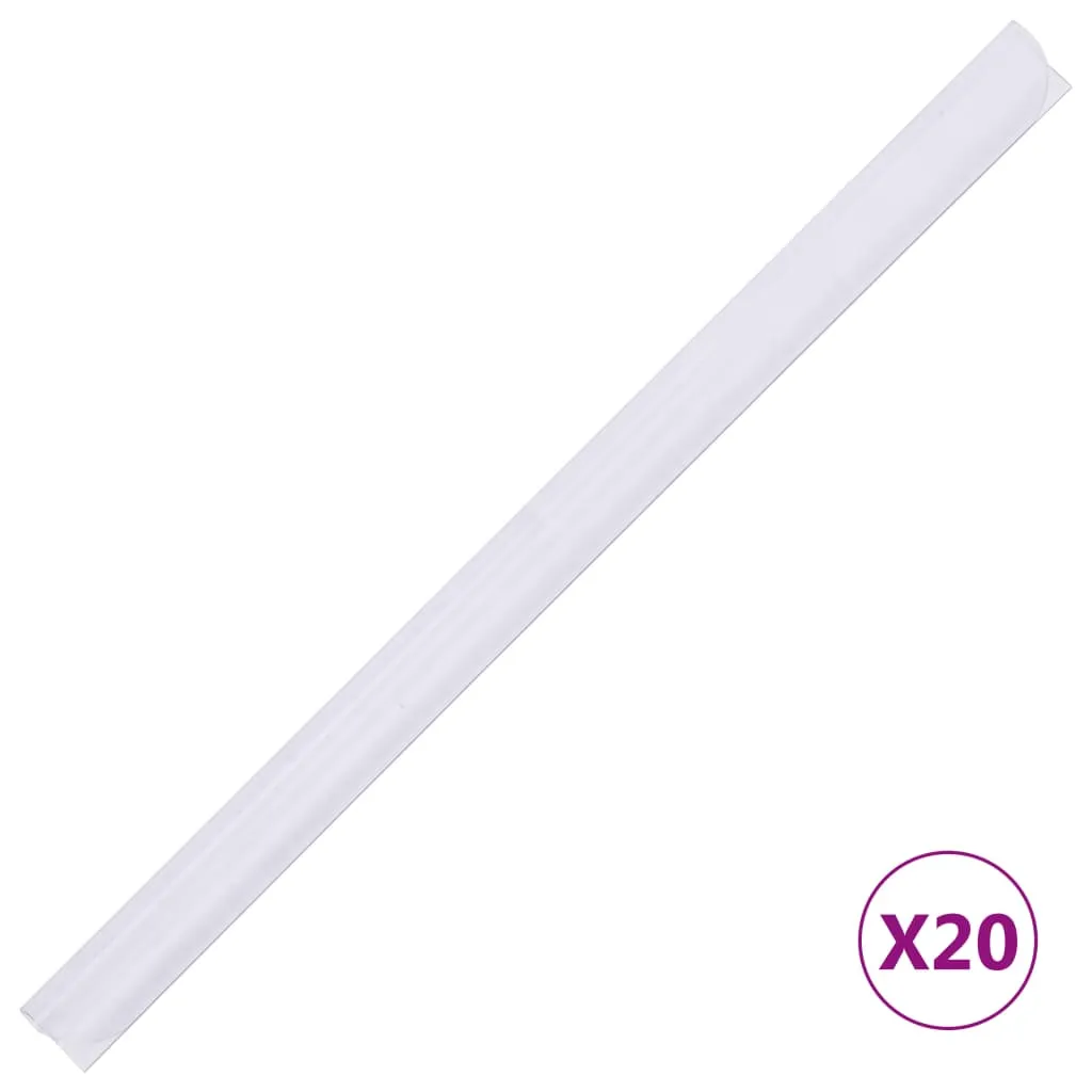 Garden Privacy Screen PVC 35x0.19 m White