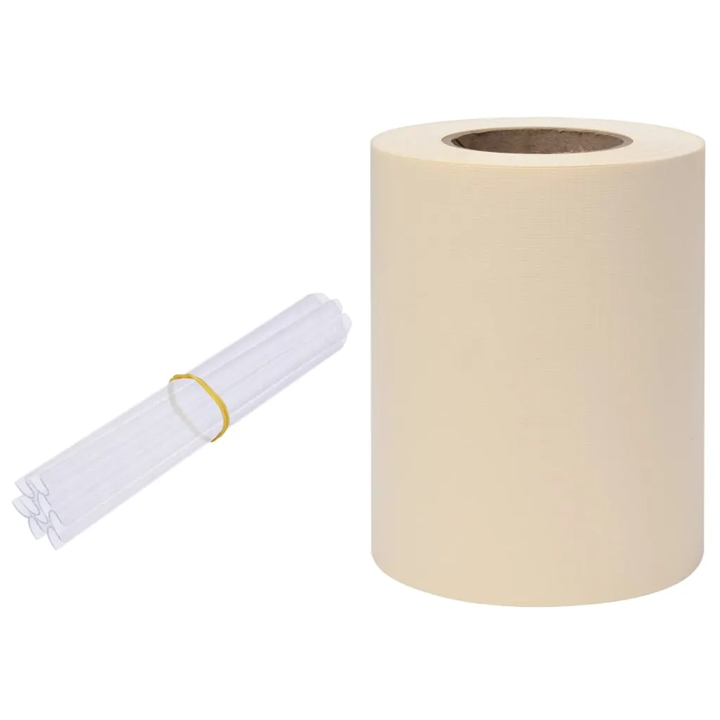 Garden Privacy Screen PVC 70x0.19 m Cream