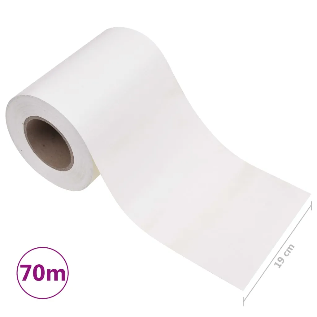 Garden Privacy Screen PVC 70x0.19 m White