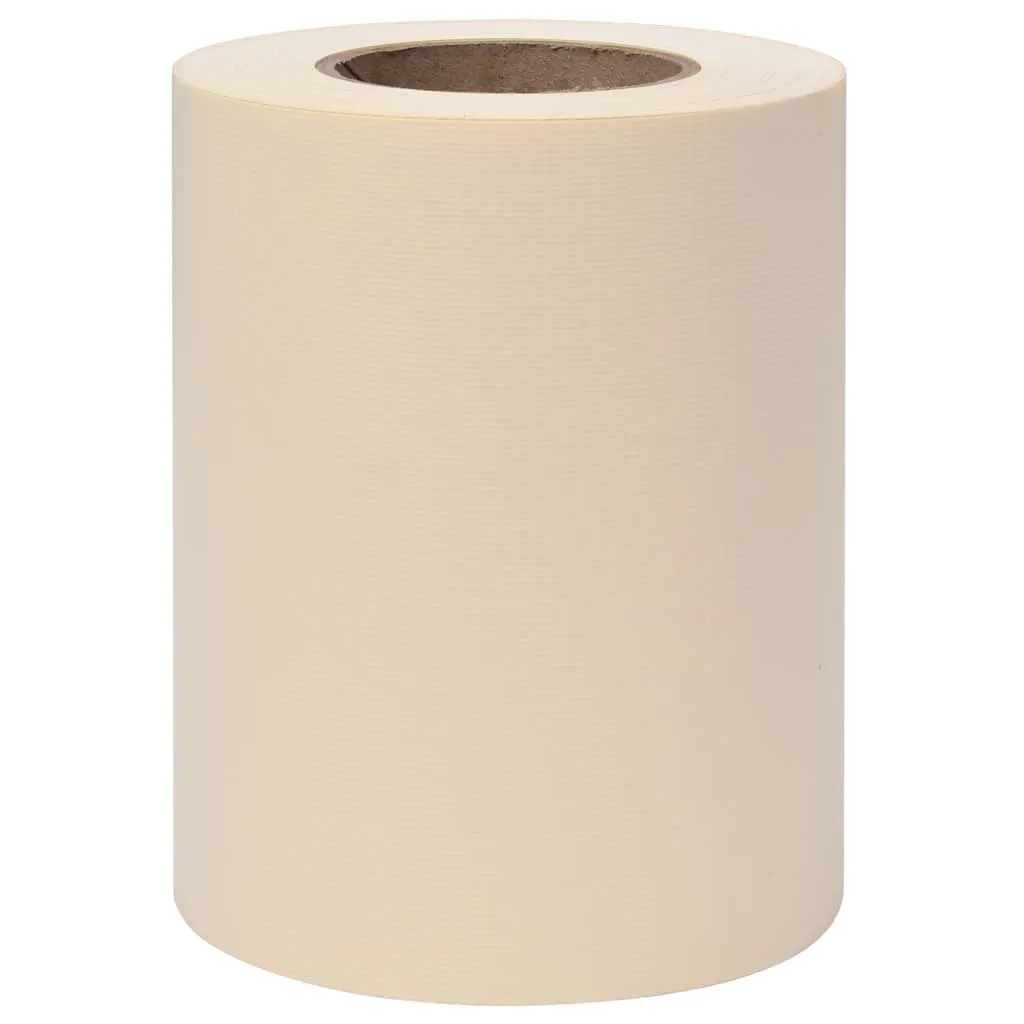 Garden Privacy Screens 4 pcs PVC 35x0.19 m Cream