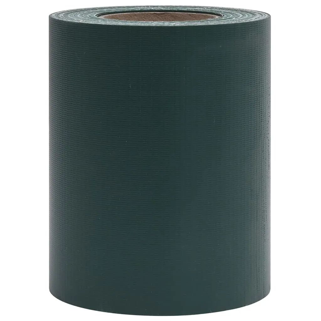 Garden Privacy Screens 4 pcs PVC 35x0.19 m Matte Green