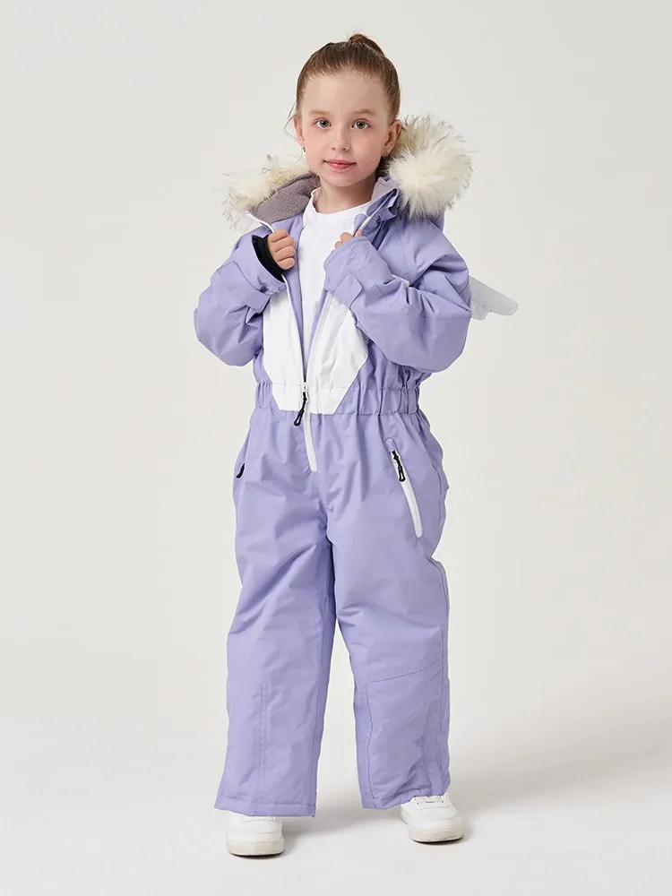 Kids Northfeel Unisex Animal Friendly Insulated One Piece Snowsuit