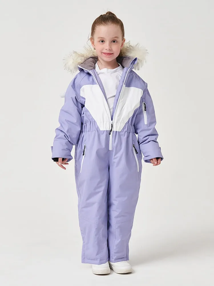 Kids Northfeel Unisex Animal Friendly Insulated One Piece Snowsuit