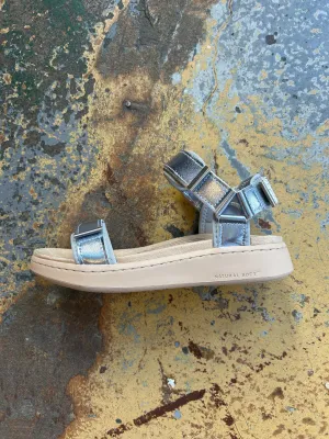 Line Sandal - Metallic Ice Blue