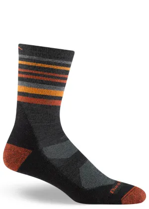 Men's Charcoal Fastpack Light Cushion Wool Hiking Socks
