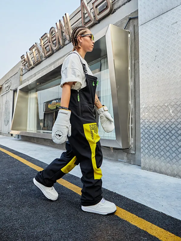 Men's Pingup Unisex Breaking Bad Snowboard Pants Bibs