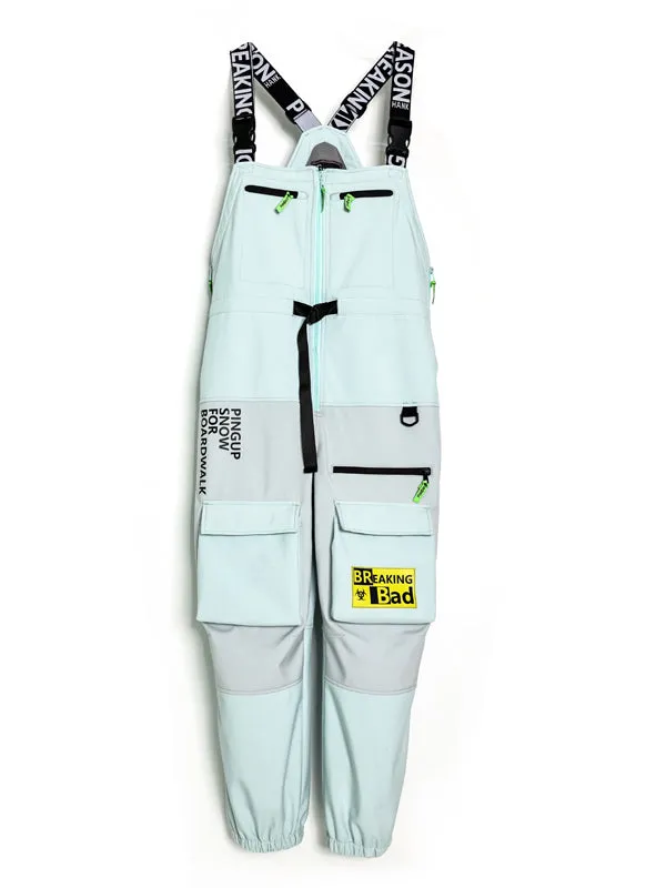 Men's Pingup Unisex Breaking Bad Snowboard Pants Bibs