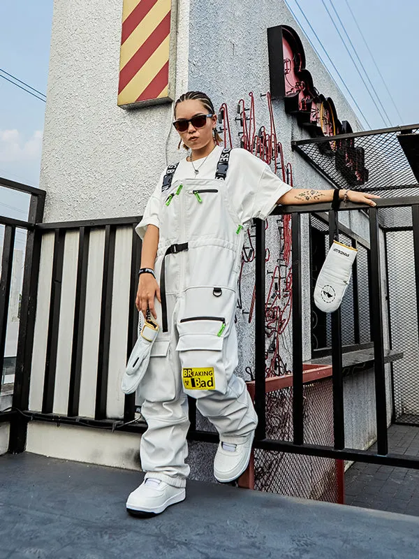 Men's Pingup Unisex Breaking Bad Snowboard Pants Bibs