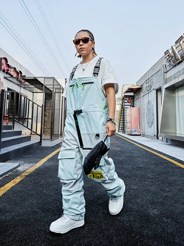 Men's Pingup Unisex Breaking Bad Snowboard Pants Bibs