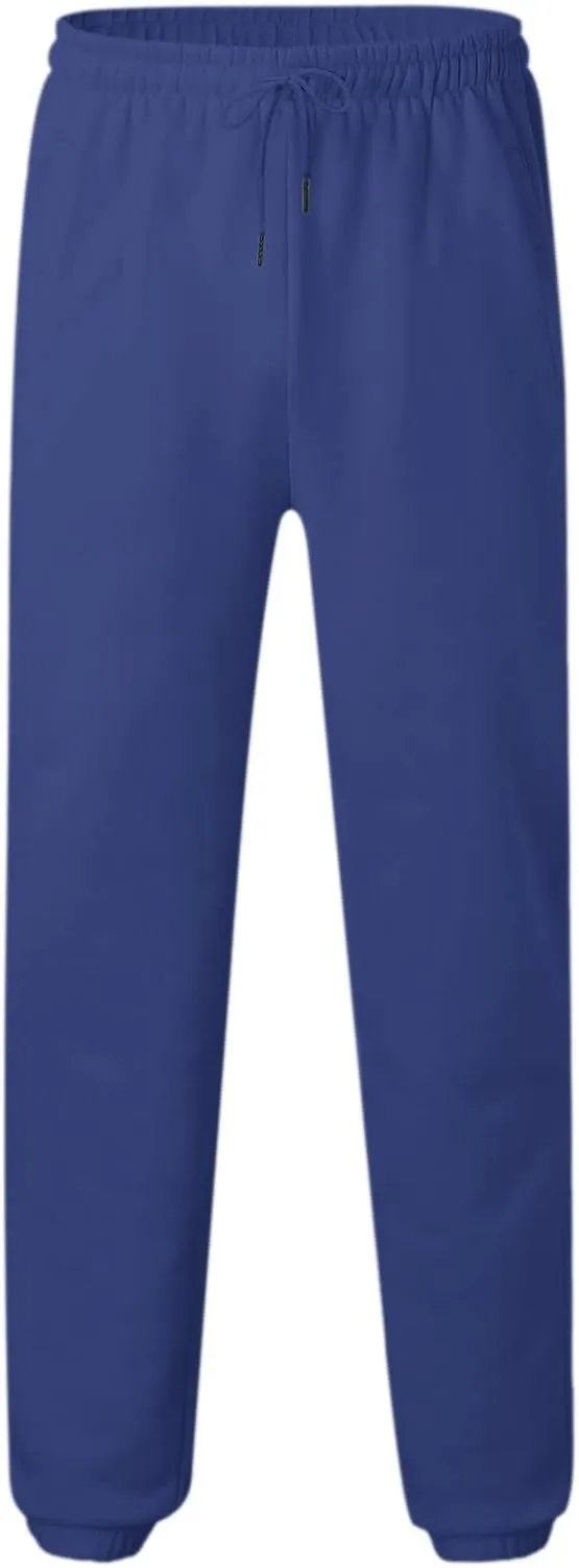 Mens Sweatpants with Pockets Big and Tall Joggers Cotton Drawstring Chino Cargo Pants Hiking Outdoor Twill Track Pants
