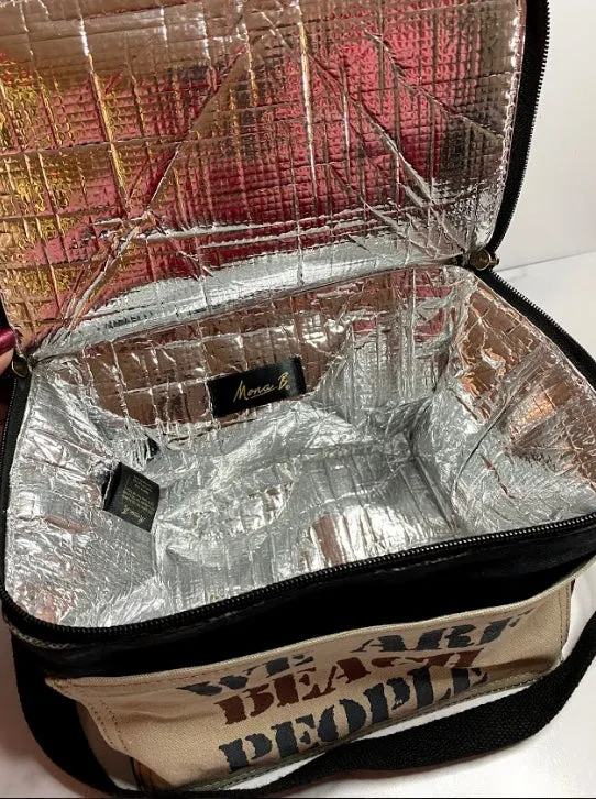 Mona B.- 6-Pack Drink Cooler "Beach People"