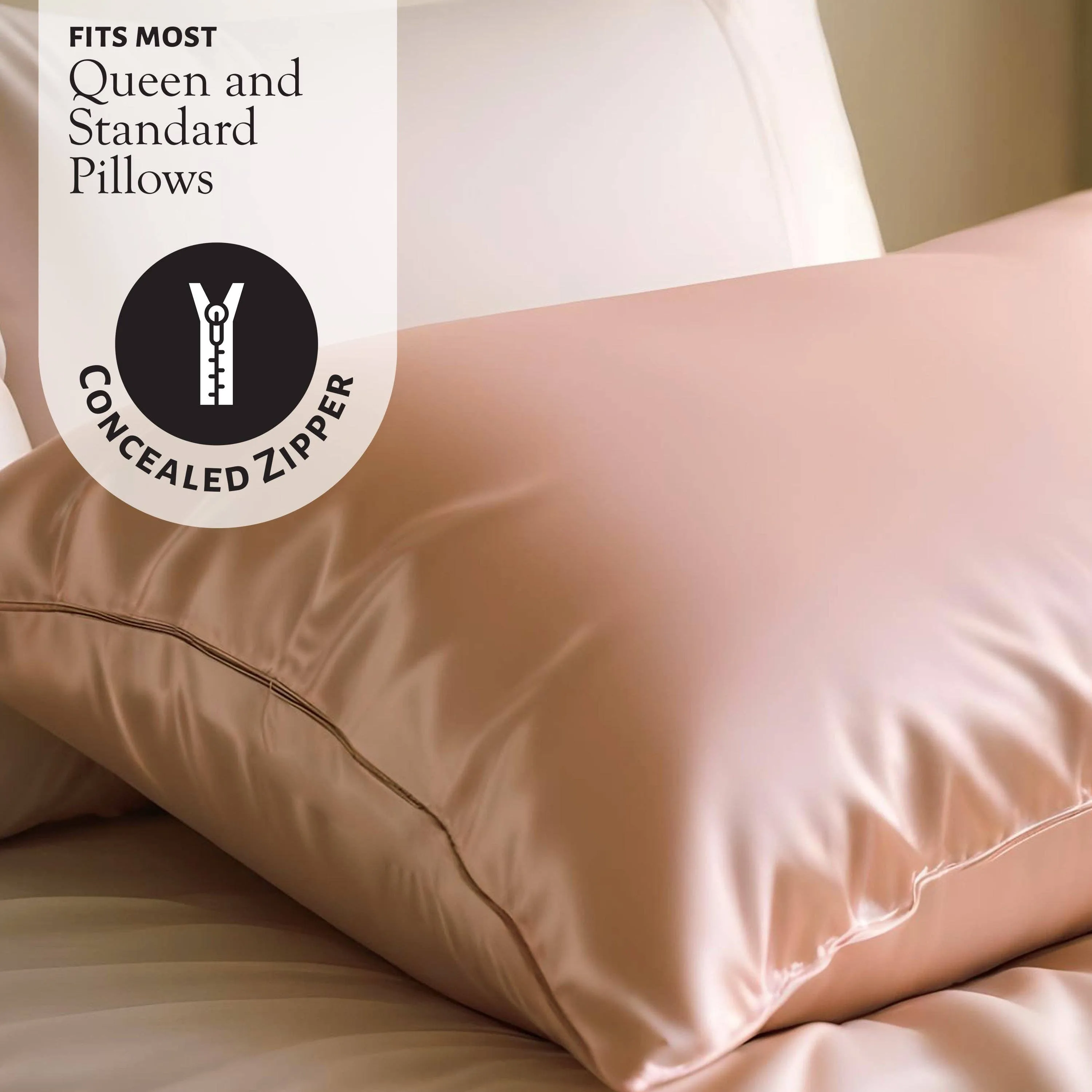 Mulberry Pink Silk Pillowcase