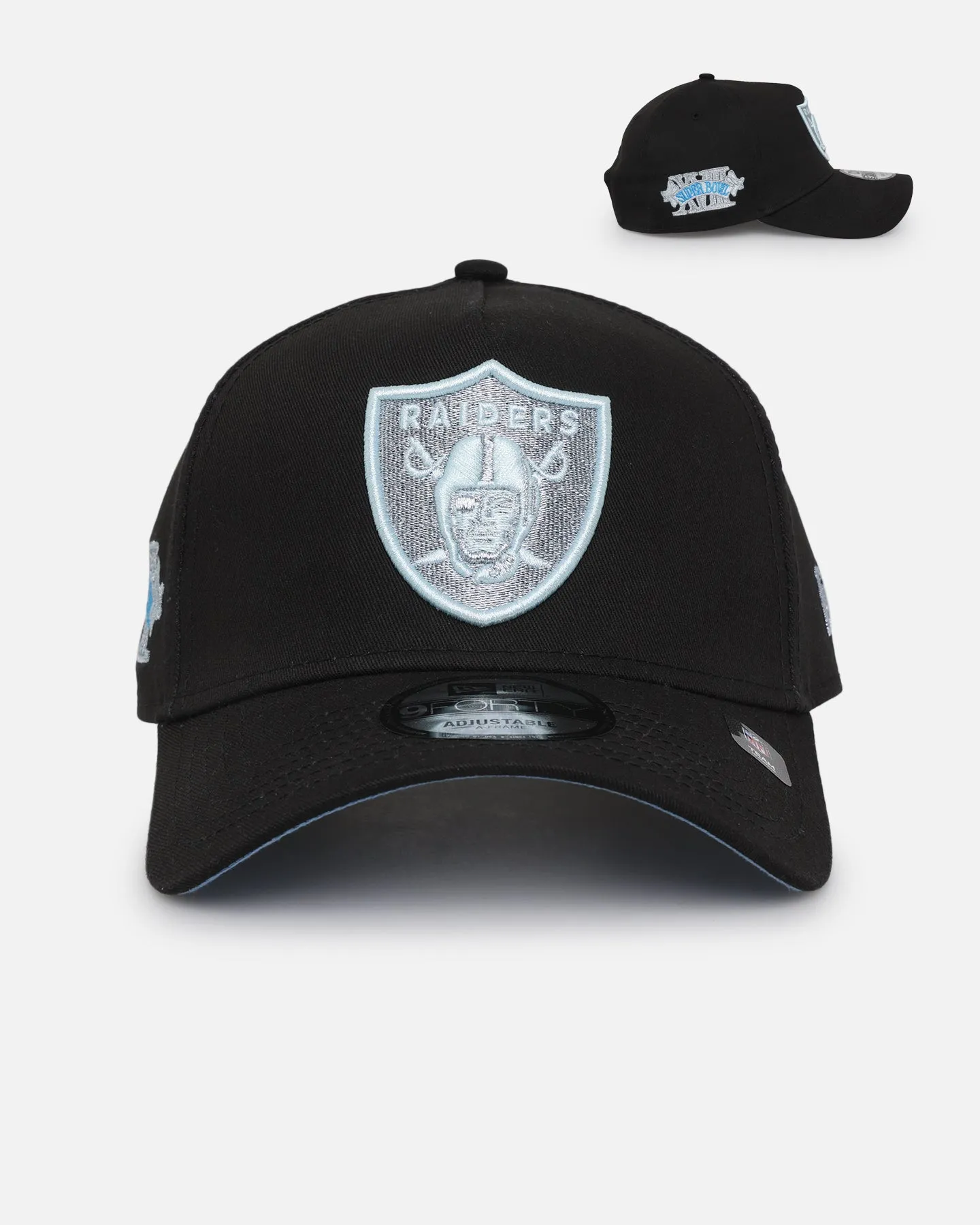 New Era Las Vegas Raiders 'Icy Blue' 9FORTY A-Frame Snapback Ice Blue