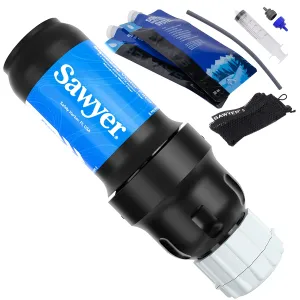 New Sawyer Products SP129 PointOne Water Filtration System with 32-Ounce Squeezable Pouch