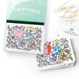 Paint With Water Valentines - Floral